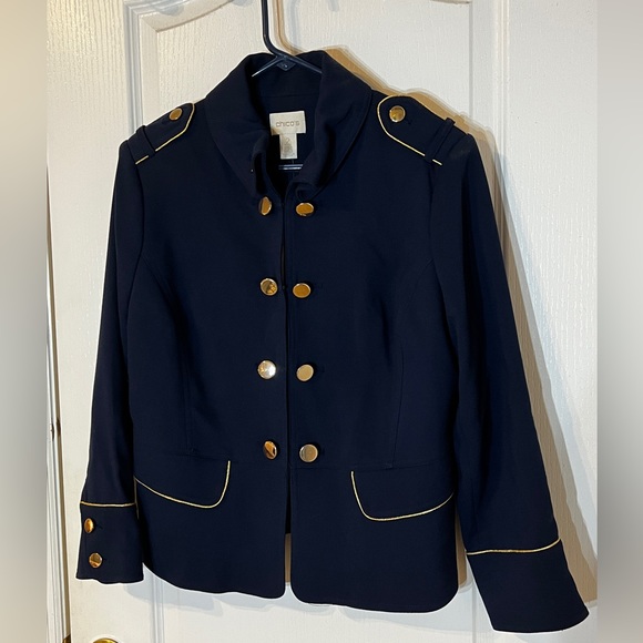NWT Chico’s Military Button Jacket - Picture 6 of 6